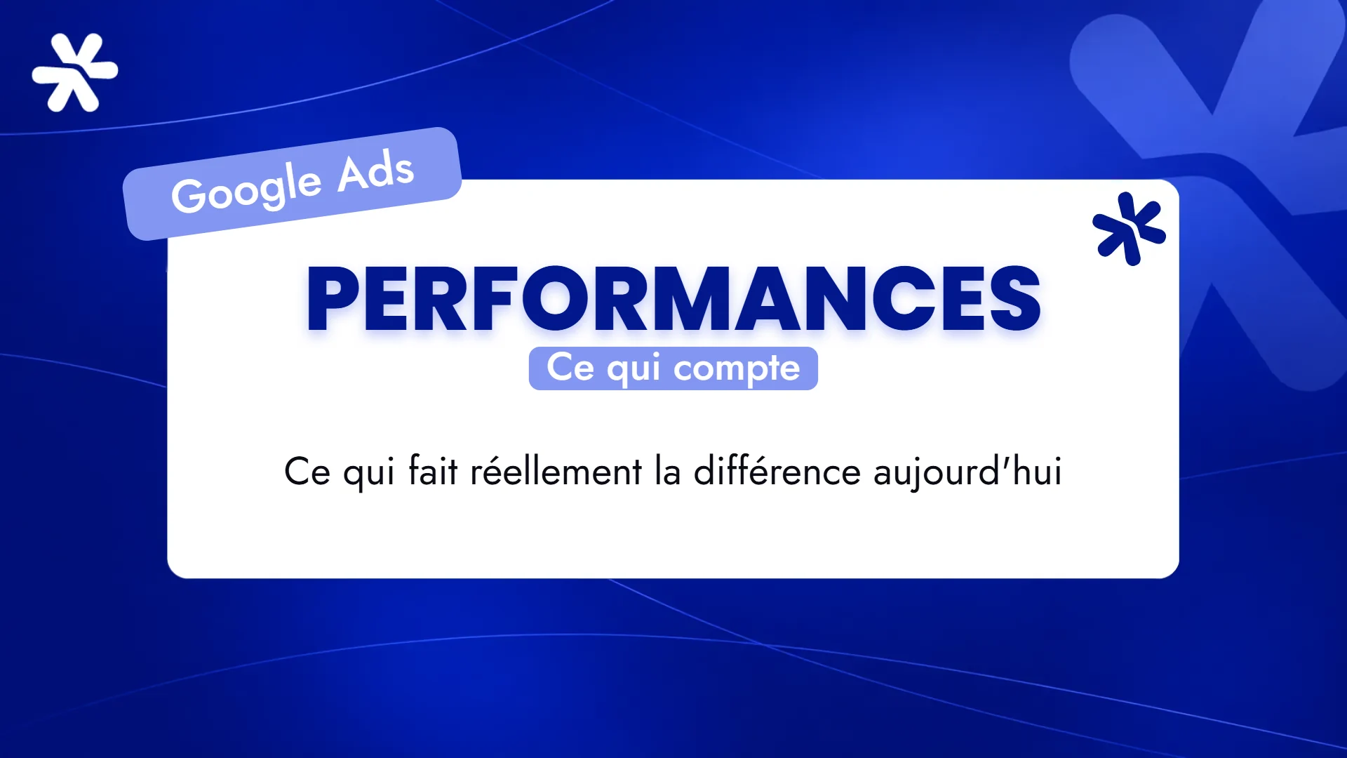 Performances – Ce qui compte