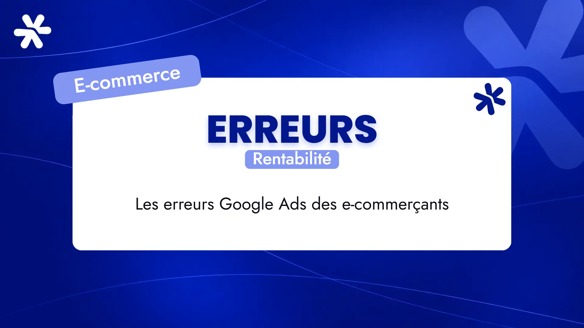 Erreurs – Rentabilité