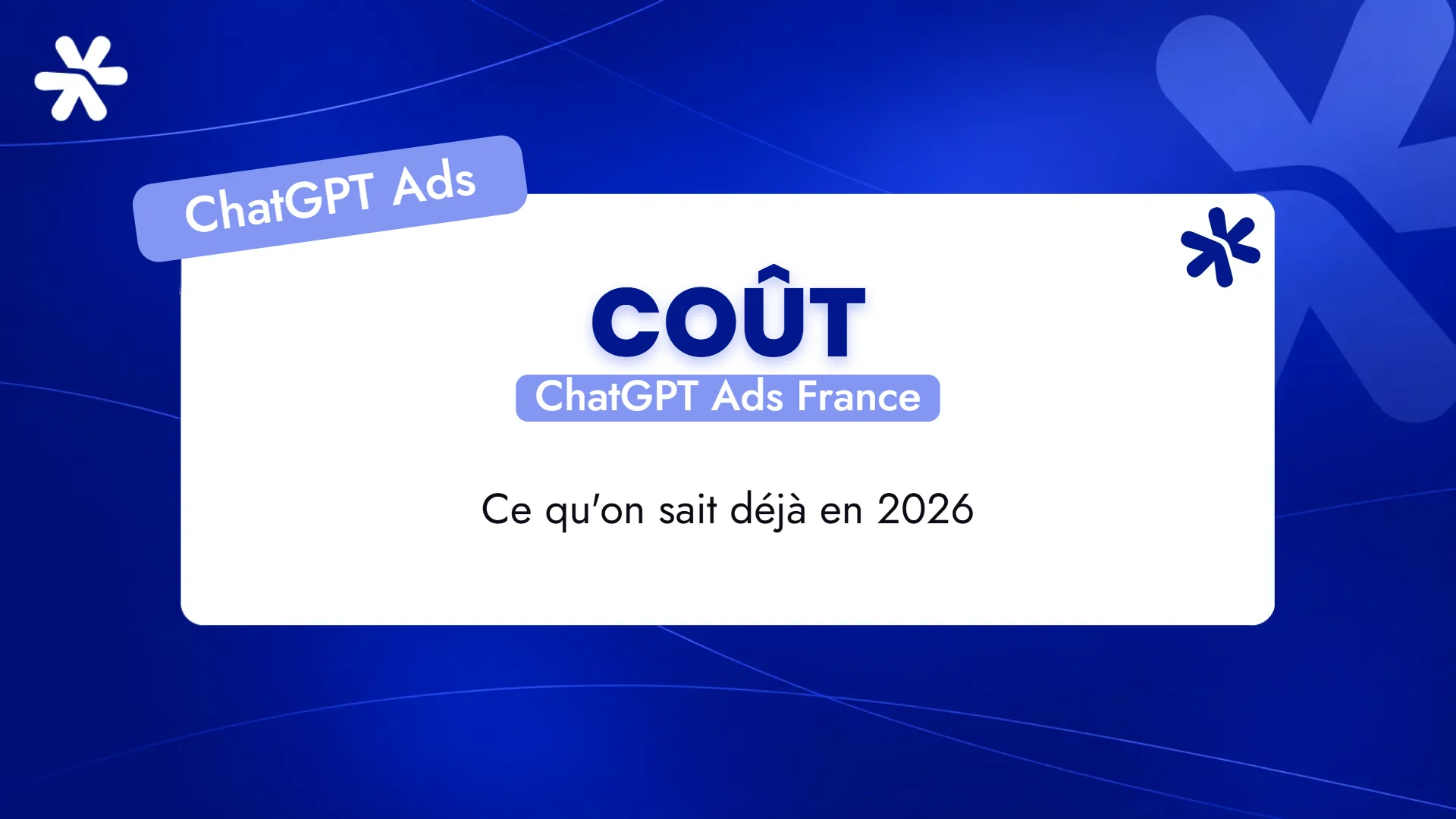 Coût – ChatGPT Ads France