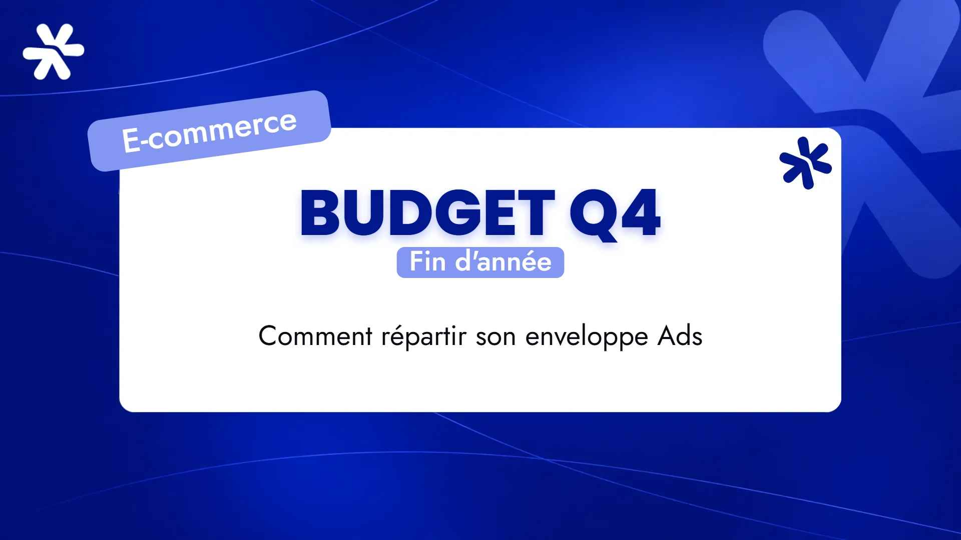 Budget Q4 – Fin d'année